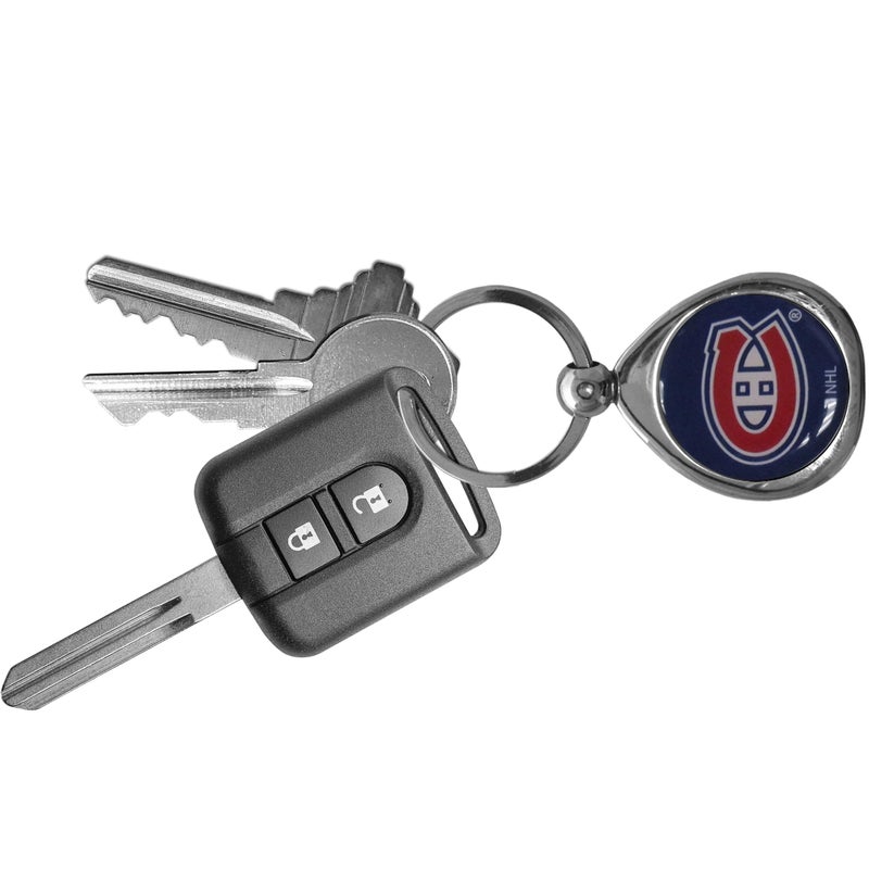 Siskiyou NHL Siskiyou Sports Fan Shop Montreal Canadiens Chrome Key Chain One Size Team Colors - Image 2